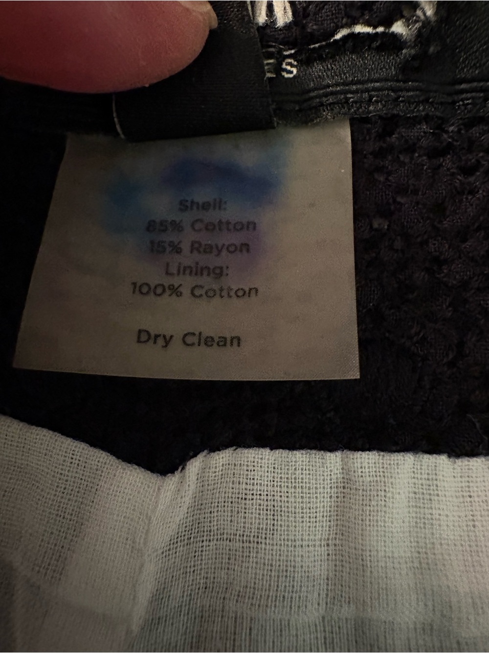 Adorable Classic Lined Black Women's Skirt Size 12P - Picture 12 of 14